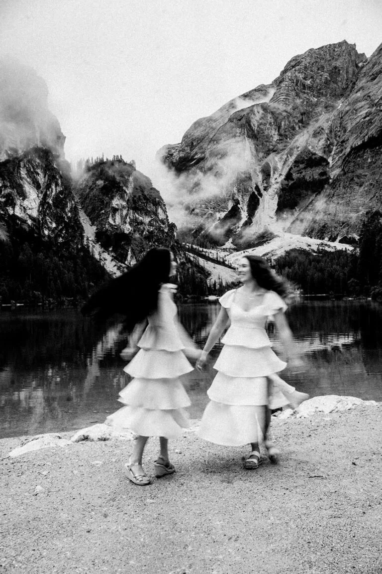 same sex engagement lago di braies dolomites 2355