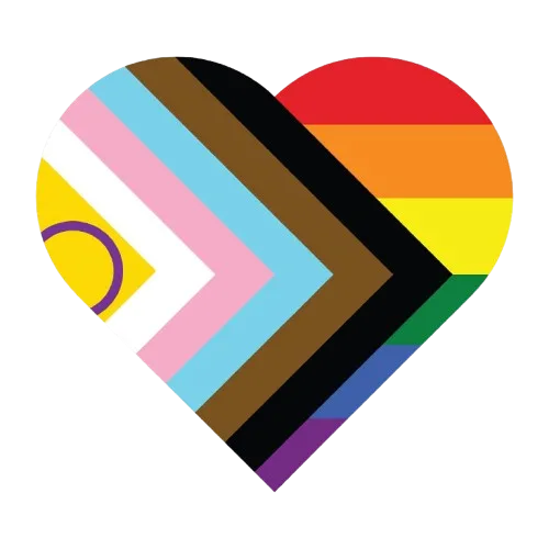 Intersex inclusive pride flag lgbtqia+ friendly